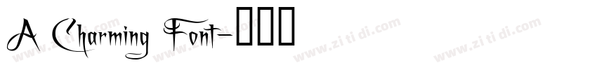 A Charming Font字体转换
